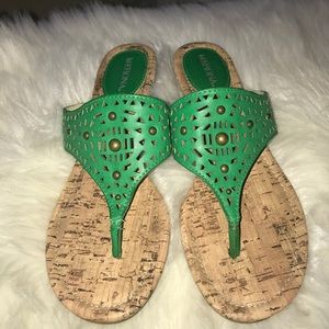 Merona Green sandals